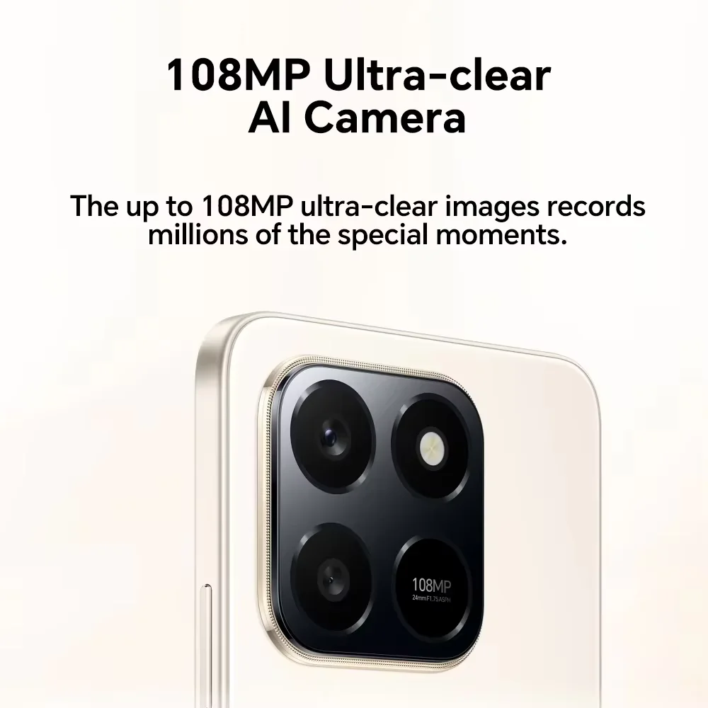 هاتف ذكي HONOR 400 بسعة 6 جيجابايت + 128 جيجابايت/8 جيجابايت + 256 جيجابايت سنابدراجون 685، 6.77 بوصة شاشة 120 هرتز، كاميرا رئيسية 108 متر، بطارية 6500 مللي أمبير في الساعة، أندرويد 15، NFC