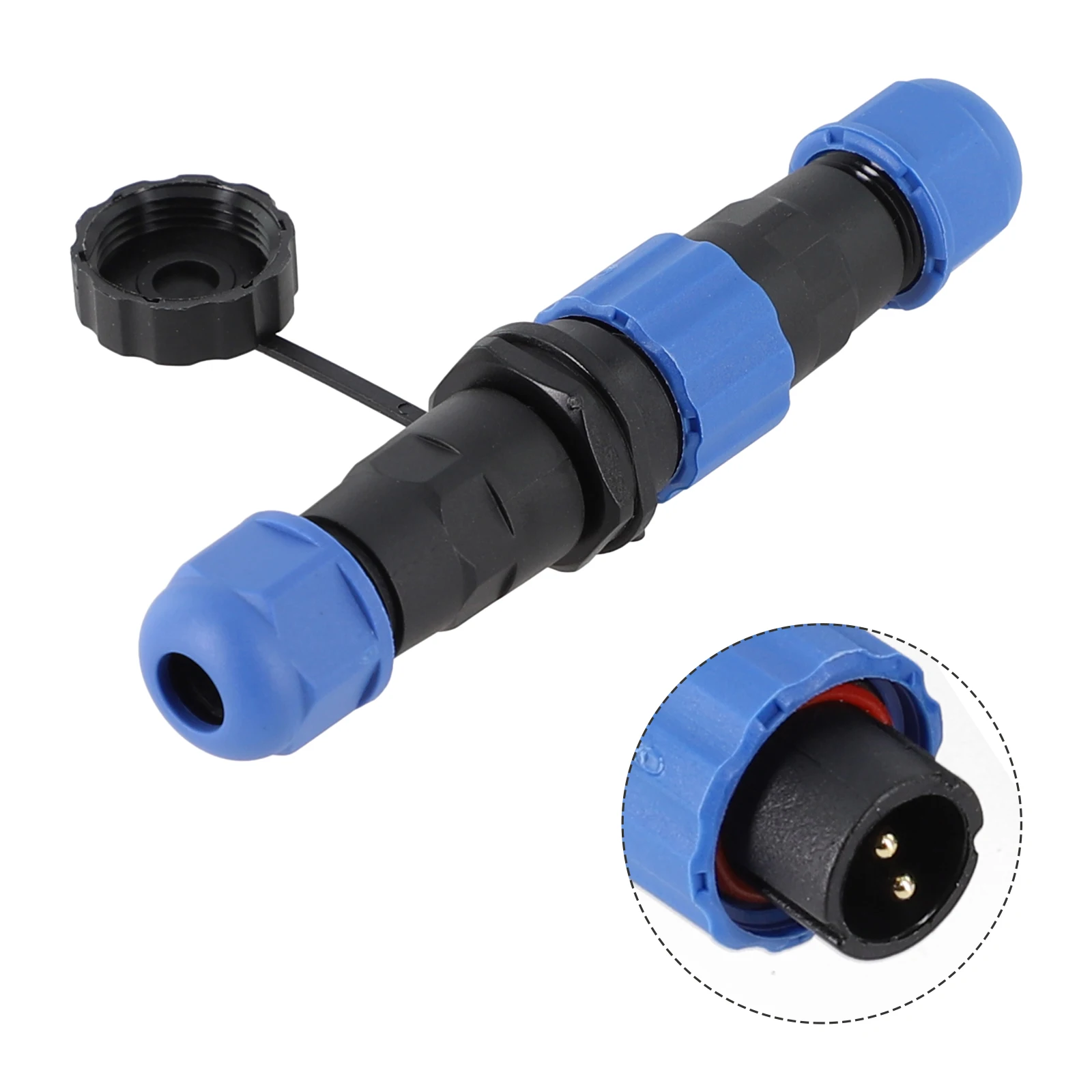 SD13 Series IP68 Aviation Connector with Welding Termination and 5A to 45A Current Rating for Power Distribution Systems