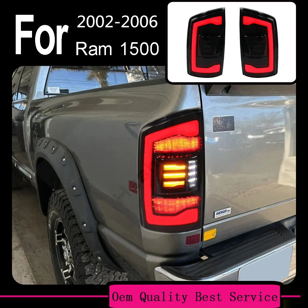 

2 шт. автомобильный светодиодный задний фонарь для RAM 1500 2002-2006 Ram 2500 3500 2003-2006 ходовые огни + тормоз + задний ход + указатель поворота
