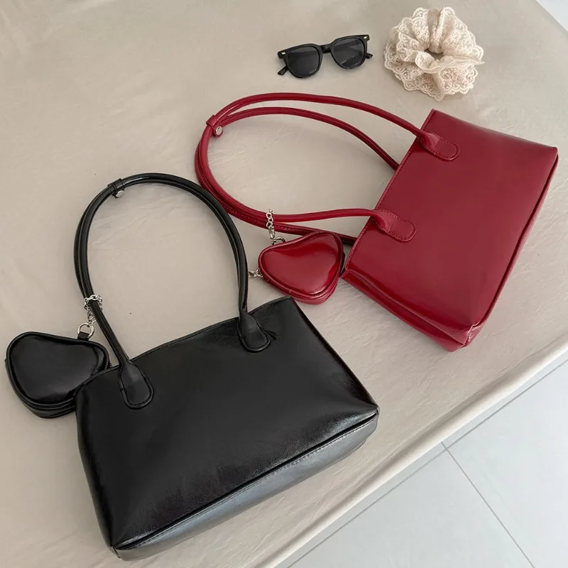 

Underarm Oil Wax Leather Tote Bag for Women Shoulder Bags Purse and Handbags Designer Bag Bolsos De Mujer Сумка Женская Sac 2025