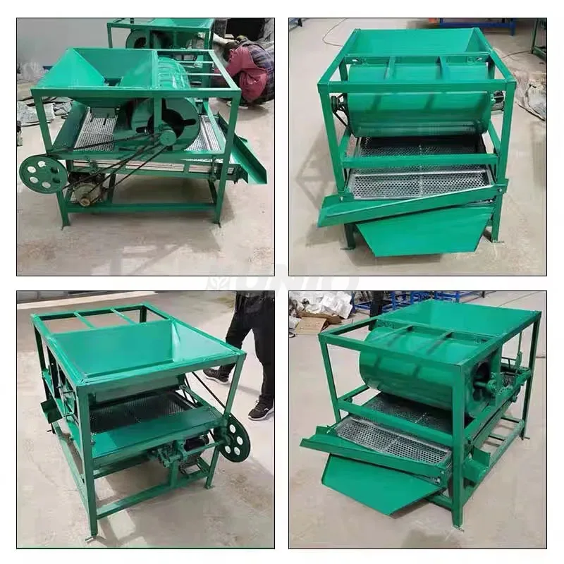 Hot Selling Linear Screening Machine Mobile Grain Bean Sunflower Peanut Vibrating Screen