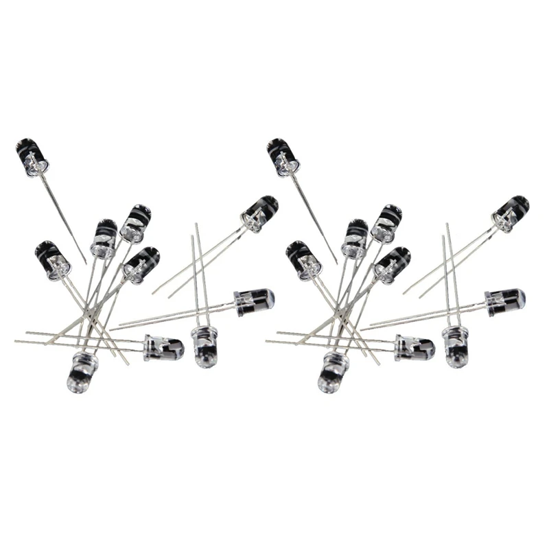 

20Pcs 5Mm IR LED Infrared Light Emitting Diode.