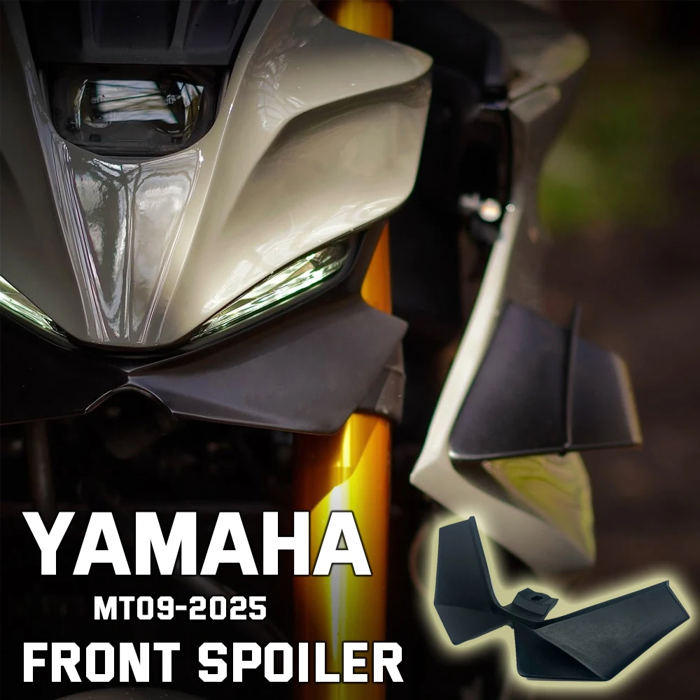 For YAMAHA MT-09/SP GP WING DOWNFORCE NAKED FRONTAL SPOILERS MT09 GEN 4 2024 2025 Front spoiler Lower spoiler lower lip