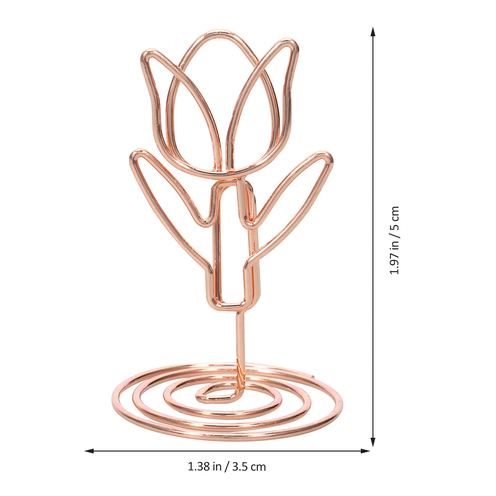 10Pcs Name Card Holders Flower Table Card Clips Stable Base Photo Holders for Wedding Birthday Anniversaries Events