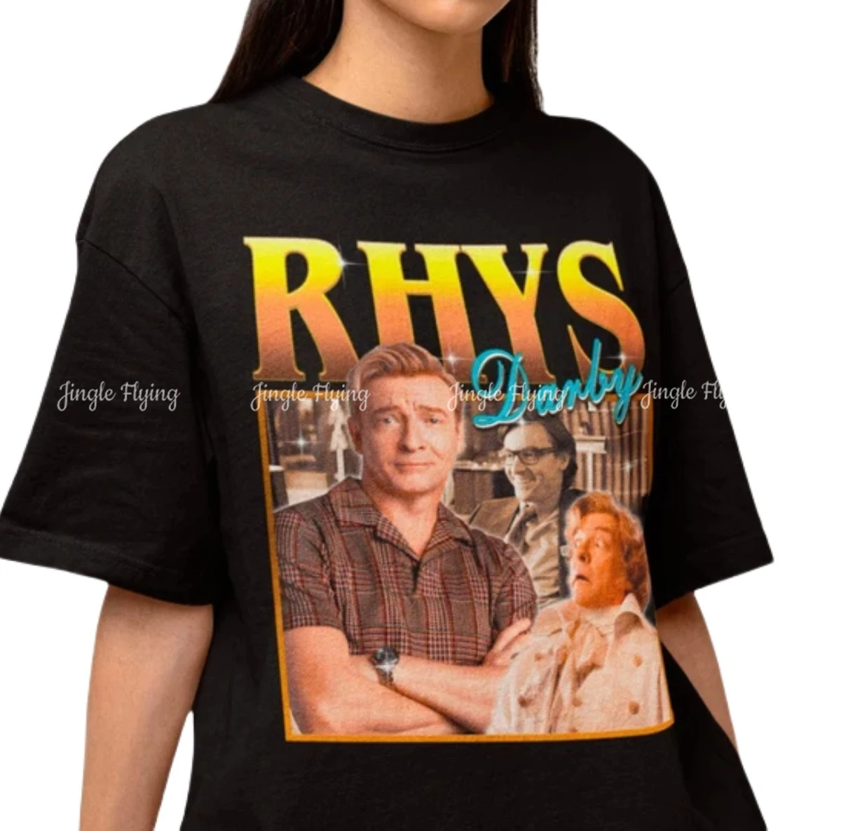 Классическая Ретро футболка Rhys Darby, ботинки, размеры 90s, Свитшот