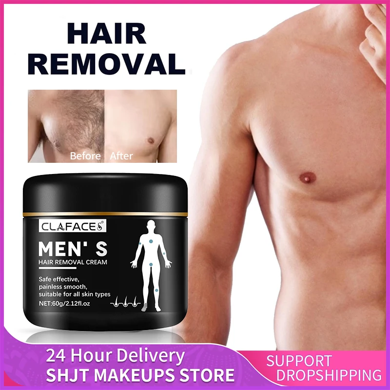 Men'S Painless Hair Removal Cream Mild Non Irritating Hair Removal Cream Body Arm Armpit Leg Gentle Refreshing Hair Removal