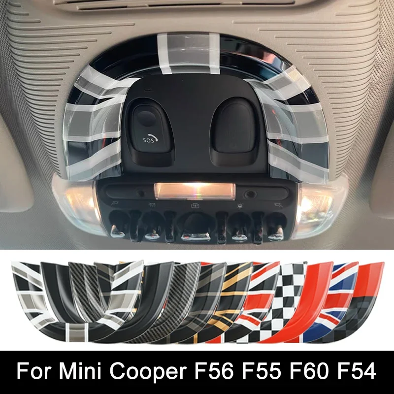 Per MINI Cooper F56 F55 Countryman F60 Clubman F54 Interni auto Tetto Lampada da lettura Lampada adesiva Copertura Accessori auto