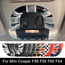 For MINI Cooper F56 F55 Countryman F60 Clubman F54 Car Interior Roof Reading Light Lamp Sticker Cover Auto Accessories
