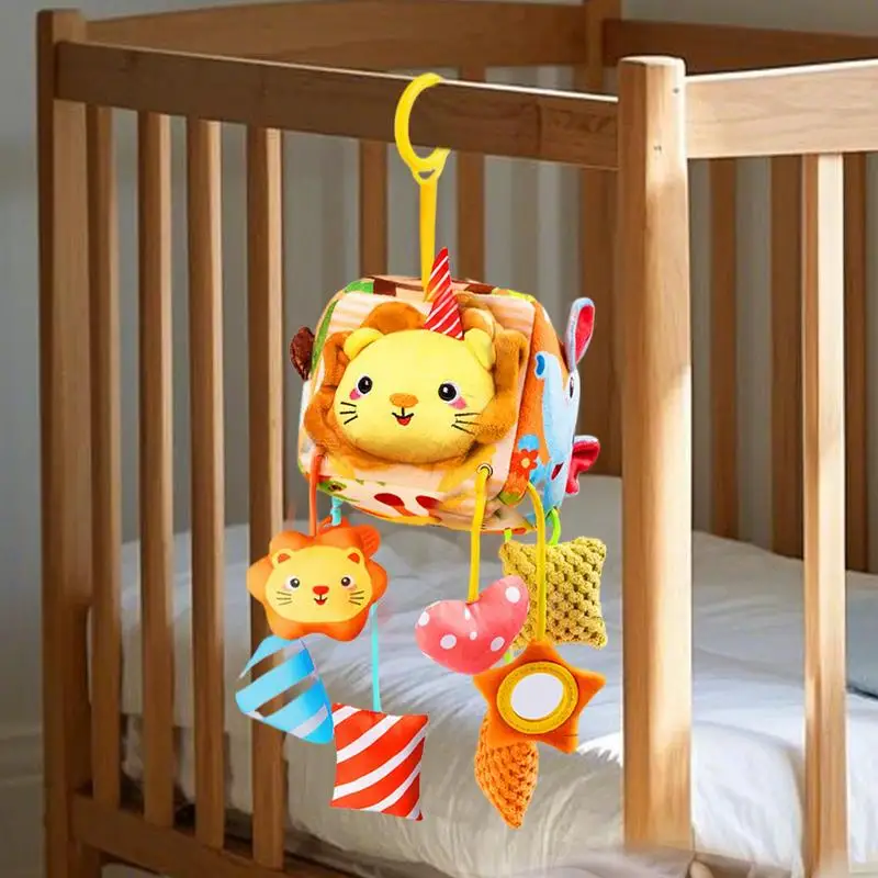 รถที่นั่ง Dangling Bell สีสันรถเข็นเด็กของเล่นที่ถอดออกได้อุปกรณ์เสริมแบบพกพาตุ๊กตา Plush ตุ๊กตาสําหรับ Home Travel