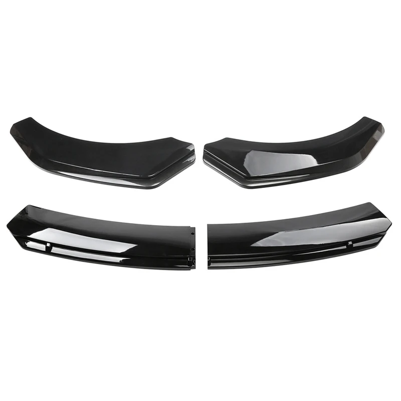 Car Automotive Retrofit Surrounding 4 Section Front Lip Shovel Anti Scratch Bag Angle Universal Exterior Bumper Parts