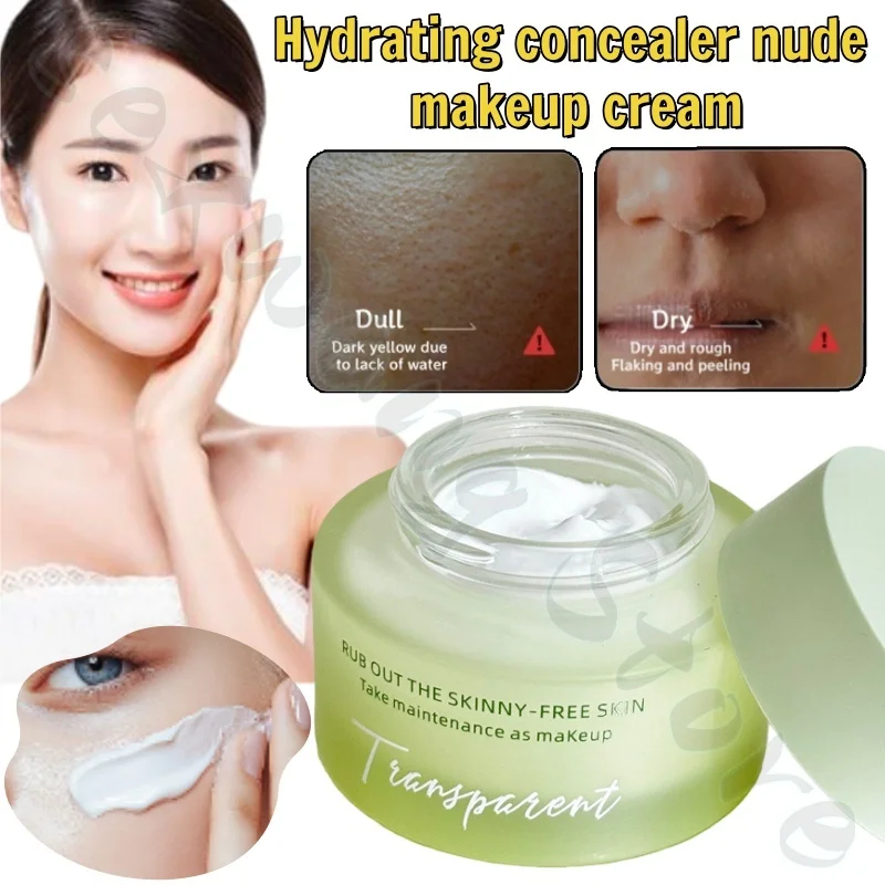 Water-Glow Concealer Cream, clear and makeup-free, improves dull, rough skin, brightens skin, refreshes and moisturizes 55ml