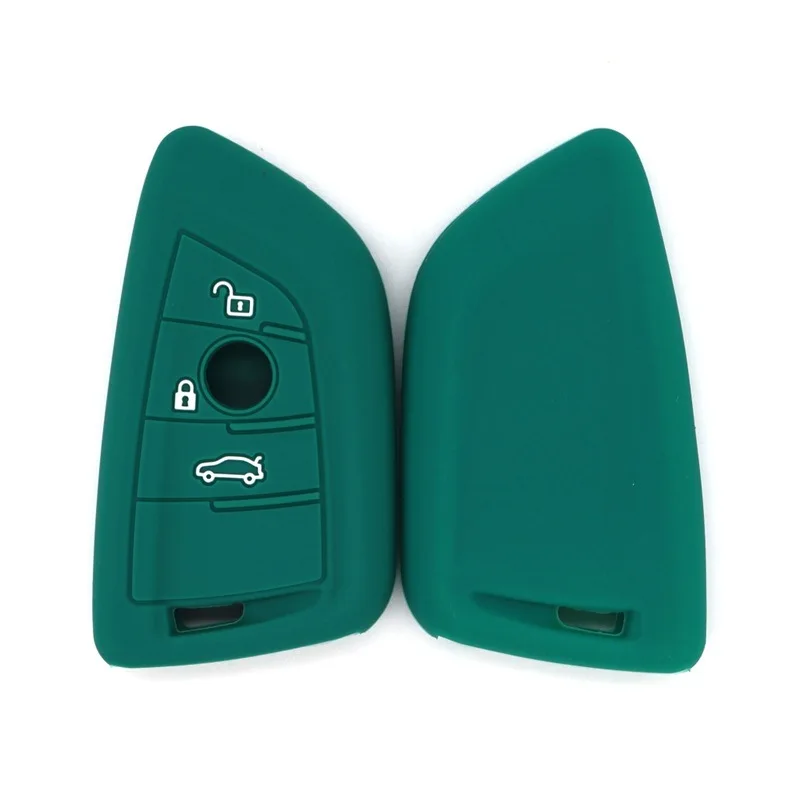 

Silicone Car Key Case for BMW 5 Series GT/1 Series/X2/X4/i3 - 3-Button Blade Key Fit, Protective Pouch, Anti-Scratch Accessories