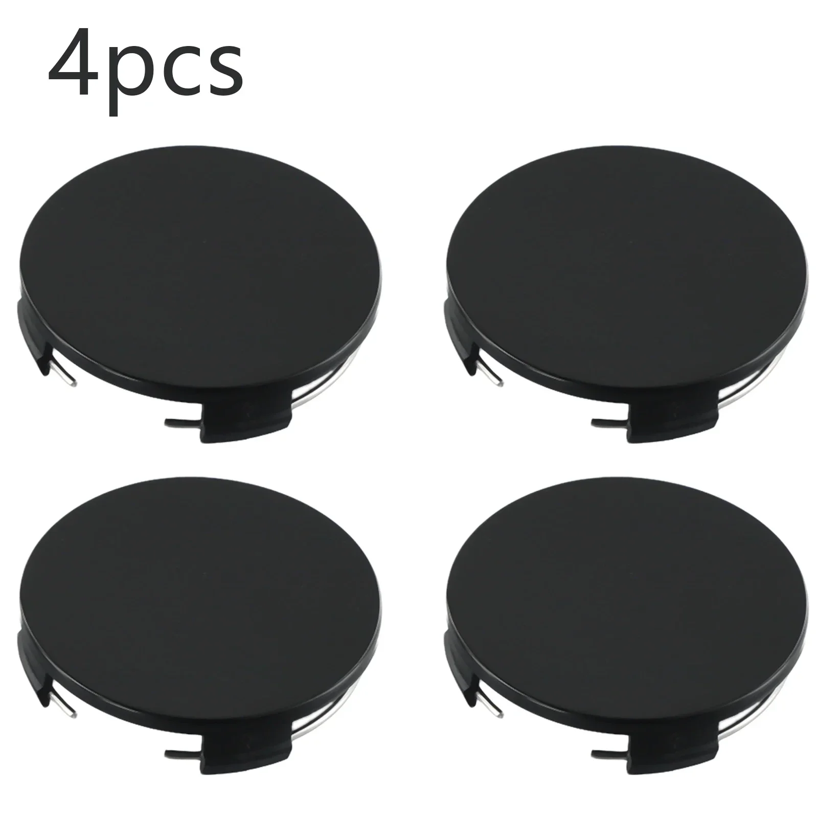 4pcs/set 59mm / 65mm Car Wheel Hub Center 1Caps ABS Black Universal Vehicle Wheel Hub Center Cap Cover Badge Emblem