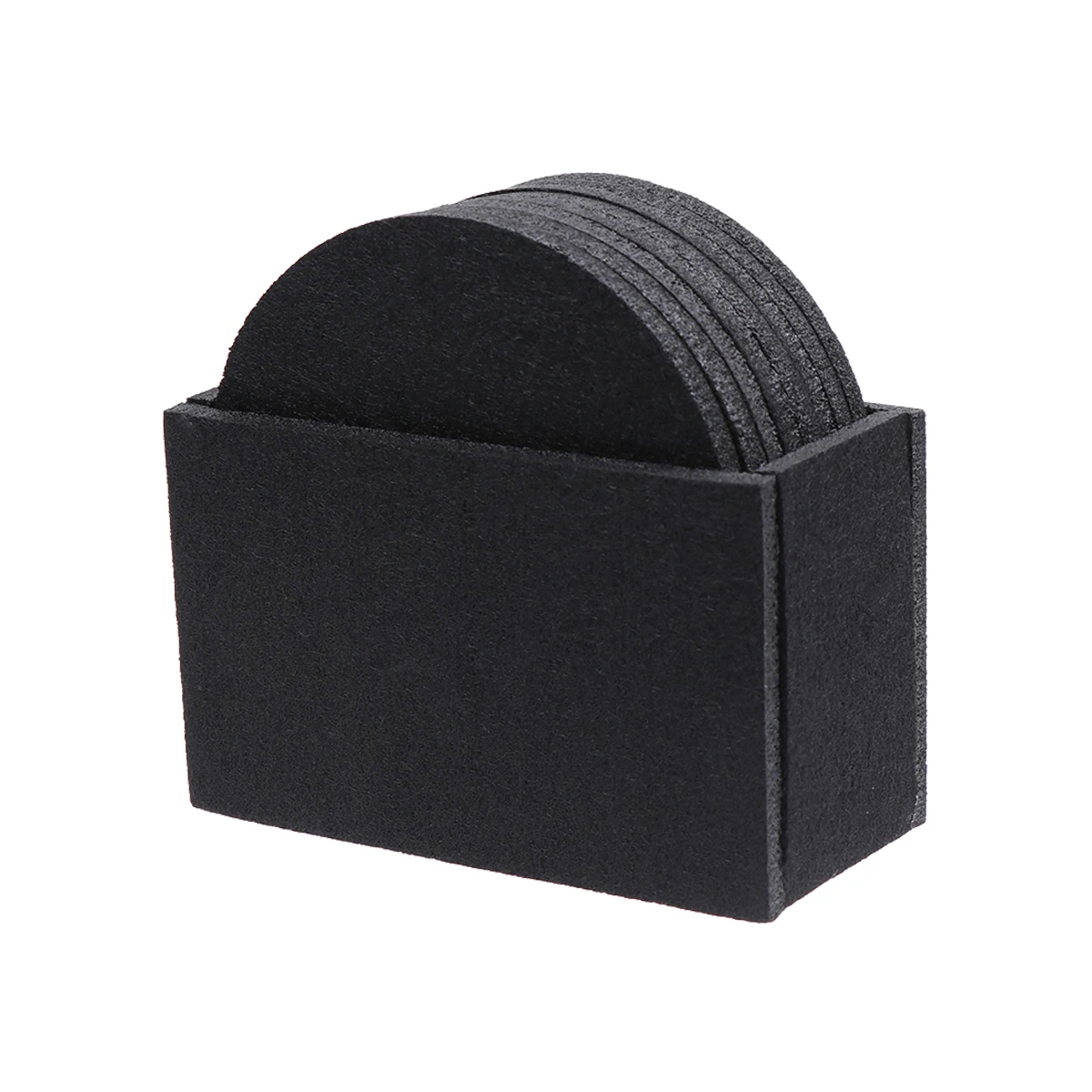 

8pcs Coaster Placemat Cup Pads Felt Round Mats Heat Insulation Water Absorption Non Slip Home Cafe Restaurant Decor