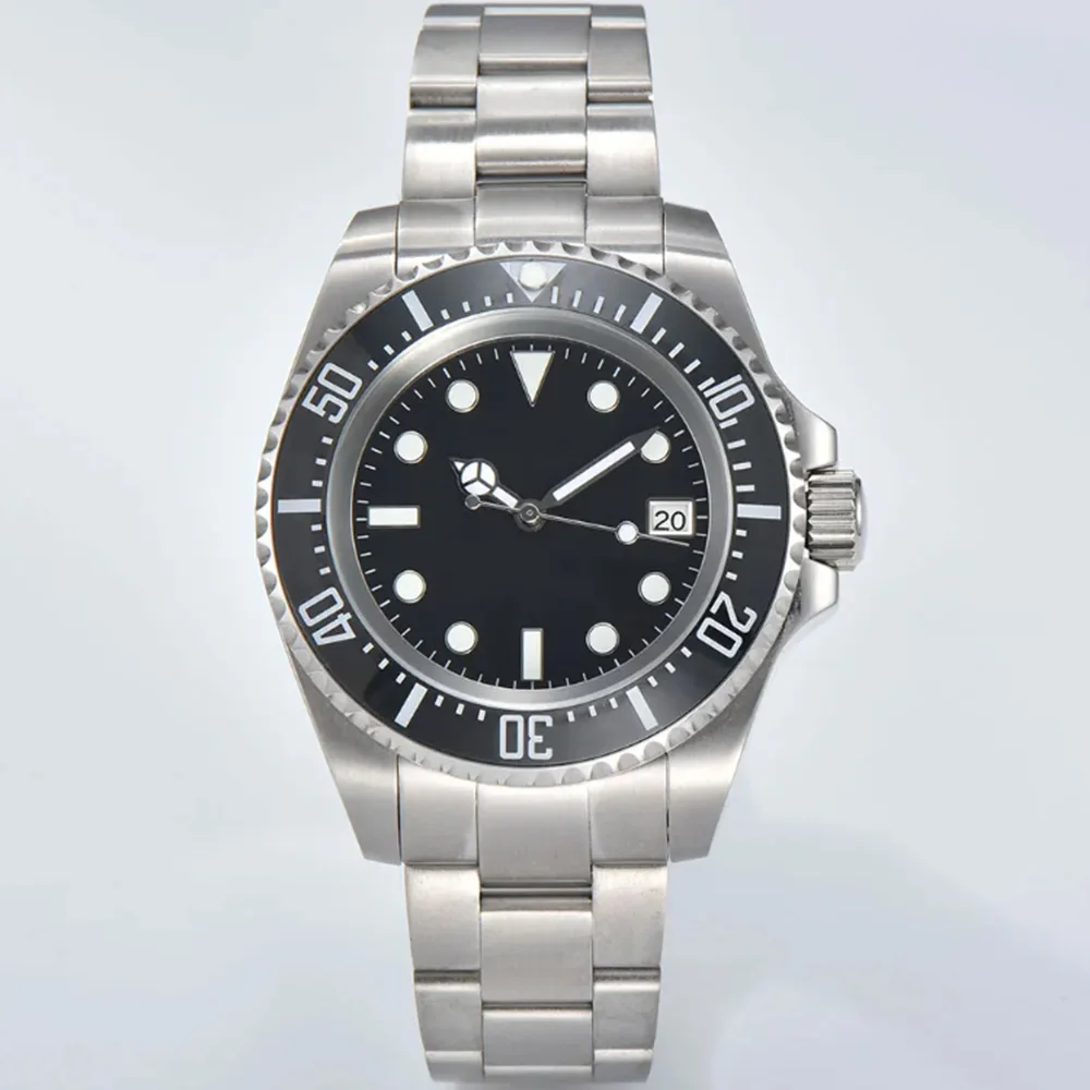 44mm watch watches for men Automatic movement Customizable mechanical watches NH35 Movement Watch deepsea Watch