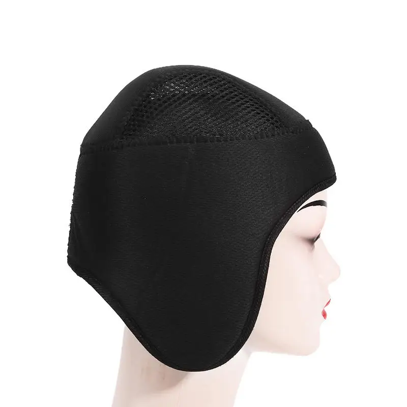 1pc inverno ao ar livre ciclismo chapéu quente capacete forrado com proteção de ouvido à prova de vento chapéu quente montanhismo e esqui à prova de frio