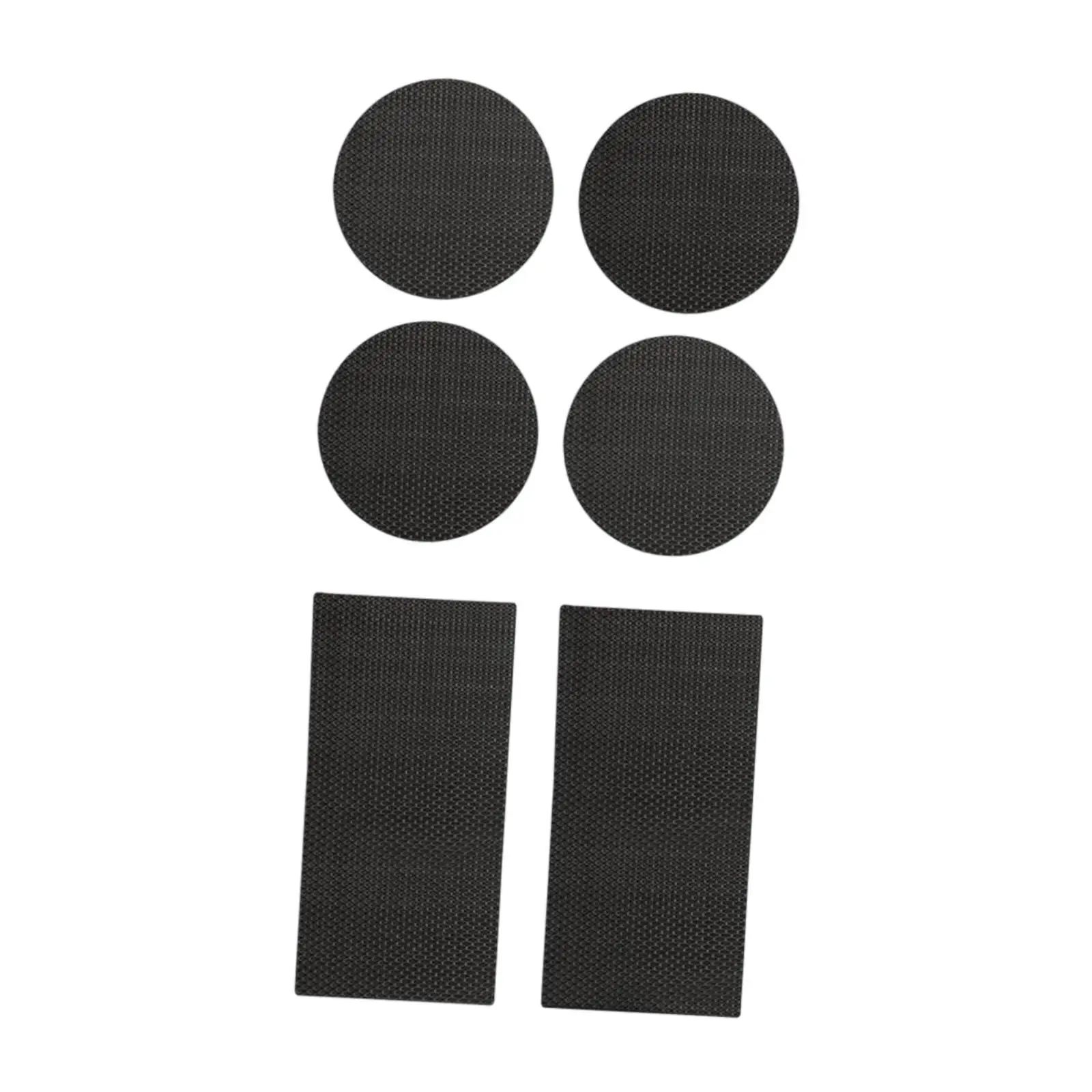 6x Trampoline Mat Patches Kit Tears and Damages Easy to Use Replacement Rectangular Round Repairing Tool Accessories Repair
