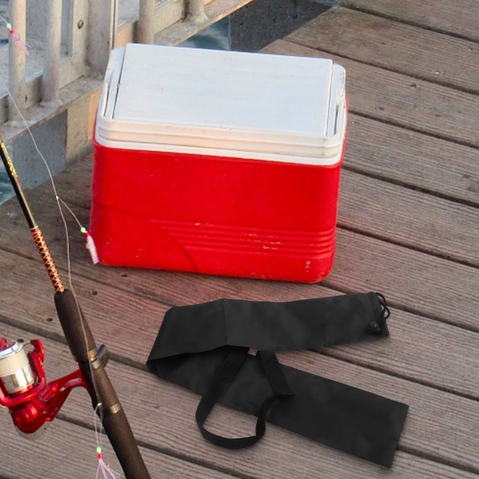 Fishing Rod Case Cover Sleeve Sock Bag Portable Scratch Resistant Storage Bag For Fishing Pole Fishing Tackles Accessories