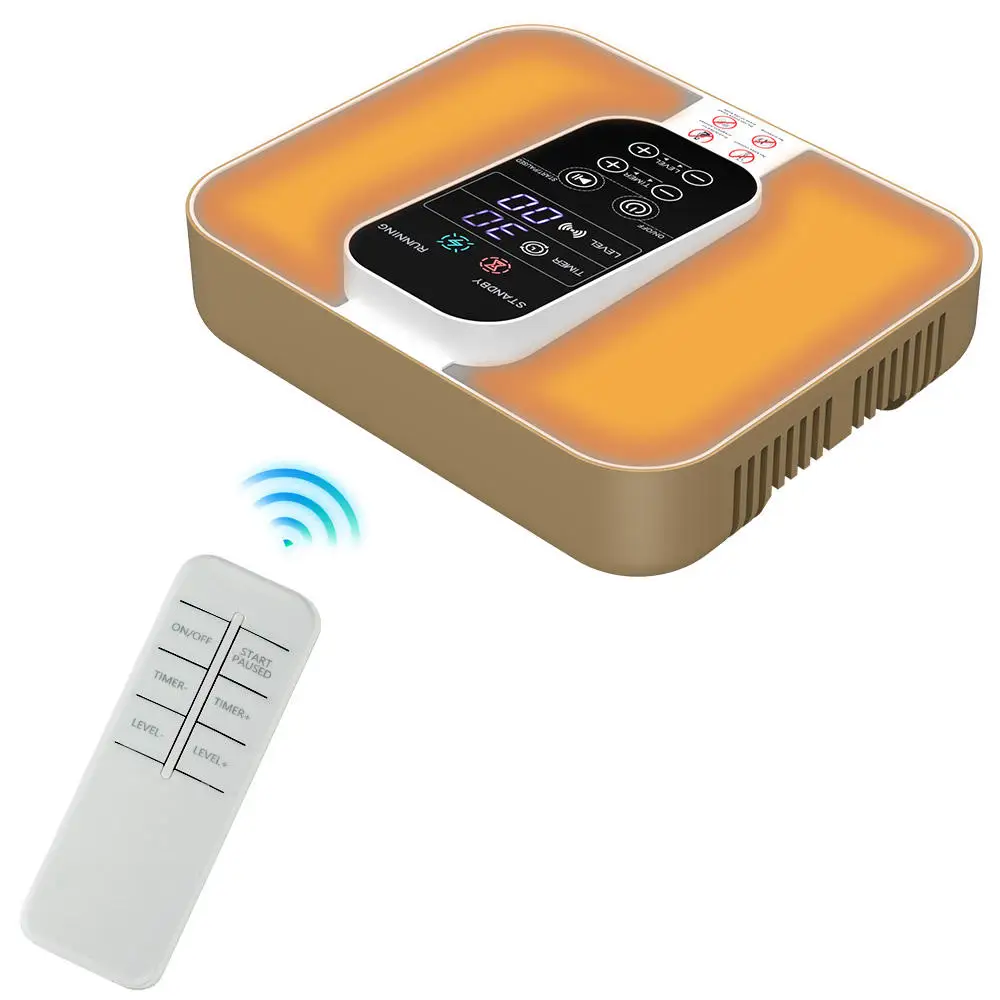 Timing Control Stainless Steel Terahertz Energy Instrument for Foot Tera Massage Vibration Dehumidification Health Care