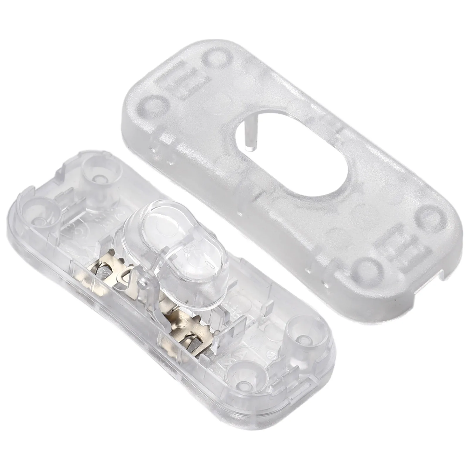 Кулисный переключатель в линейном переключателе 2A ВКЛ ВЫКЛ Пластиковый настольный боковой светильник Прикроватная лампа Выключатель Шнур Кабель Высокое качество Белый