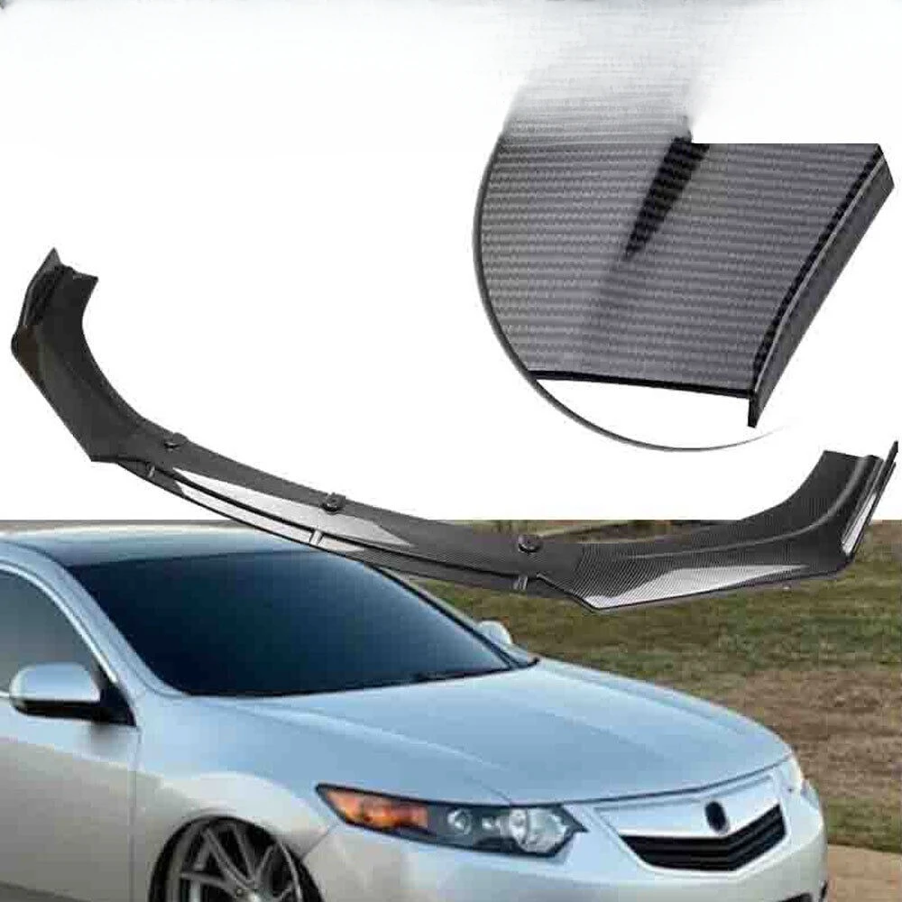 

For Acura TSX 2009-2014 Black Front Bumper Lower Lip Splitter Spoiler Body Kits United States