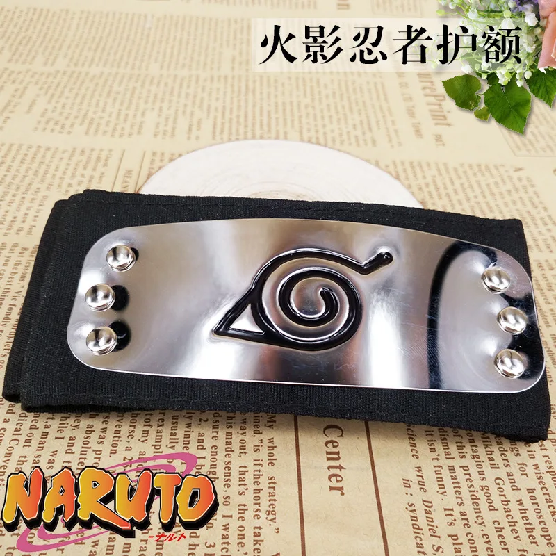 Figure Anime Fasce Guardia Ninja Accessori Uzumaki Hatake Kakashi Cintura per la testa Puntelli Cosplay Giocattoli per bambini Regalo fantastico