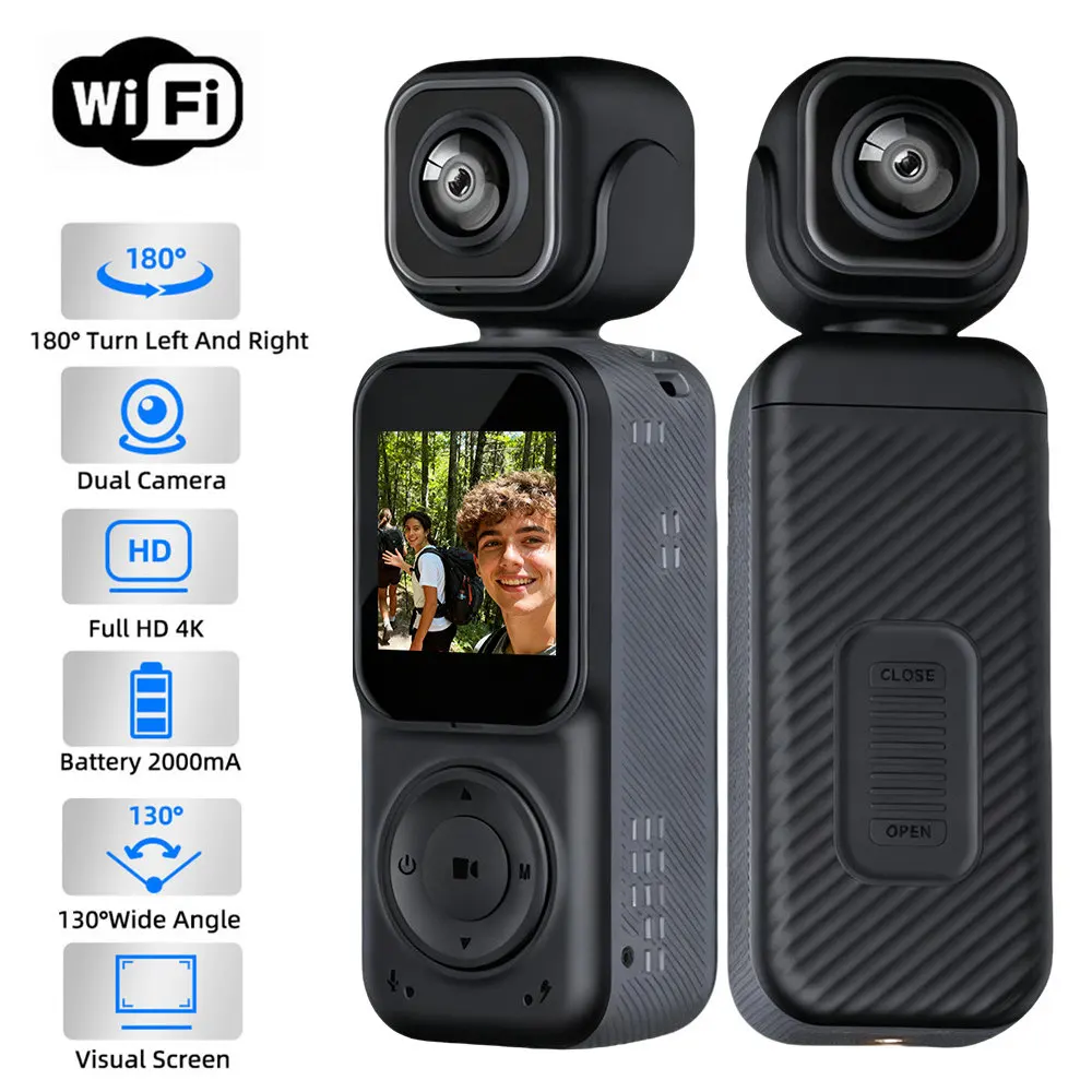 4K Dual Lens Wifi A… - image