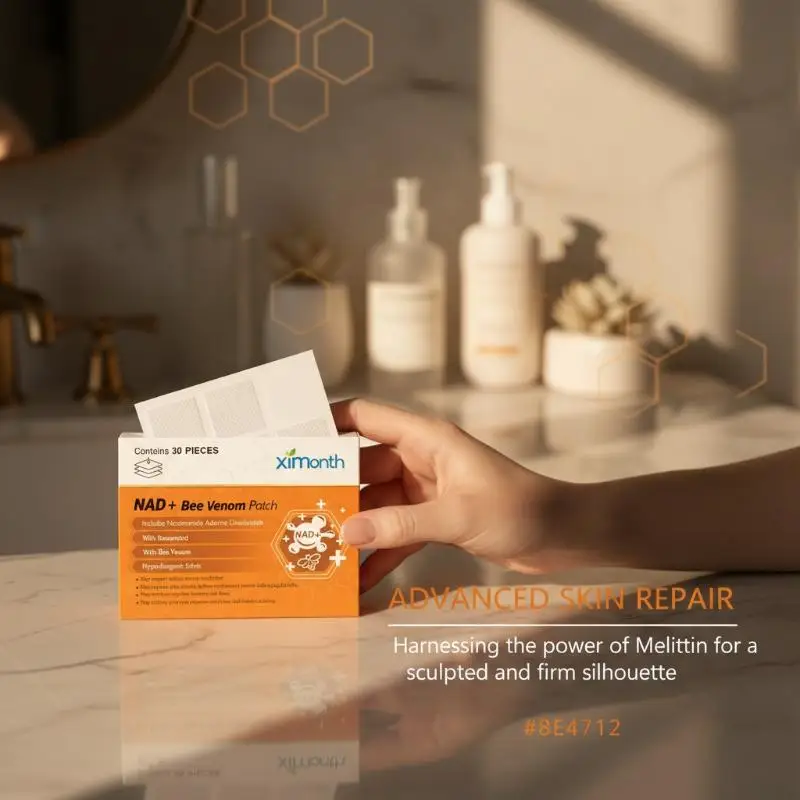 Bee Venom Peptide Nourishing Patch for Neck Lines Body Firming Mild Tightening Gentle Formula for Daily Home Skincare