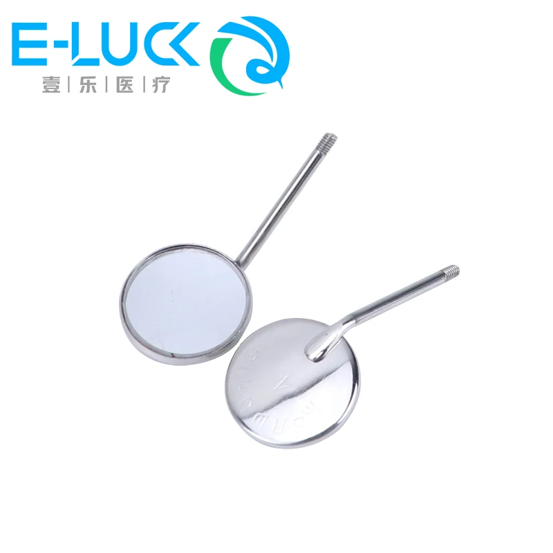 5Pcs Dental Mouth Mirror Head Stainless Steel Odontoscope Enlarge Function Inspection Oral Care Tool Accessory