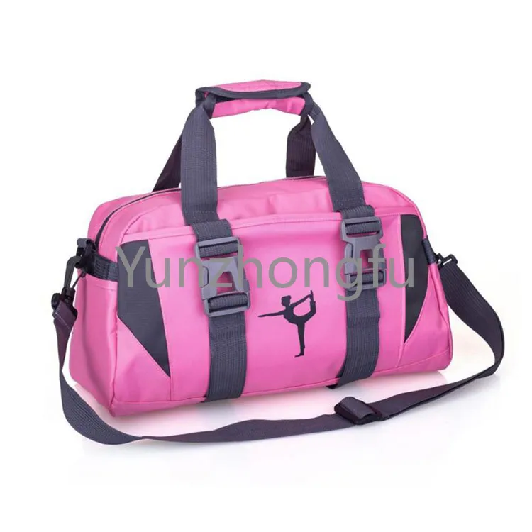 Outdoor Waterproof Nylon Sports Gym Bags Men Women Training Fitness Travel Handbag Yoga Mat Sport Bag Travel Duffel Bags