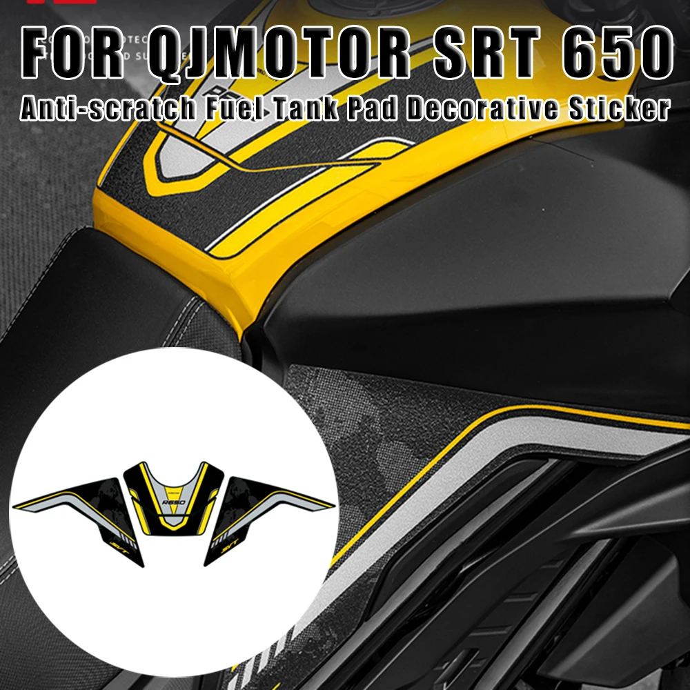 

Motorcycle Dedicated Anti-scratch Fuel Tank Pad Decorative Waterproof Protective Stickers FOR QJMOTOR SRT 650 SRT650