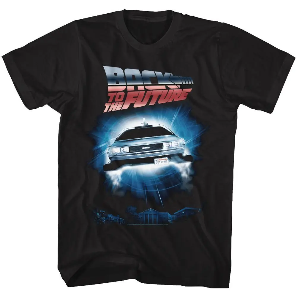 Back To The Future Car Coming At You Adult T Shirt