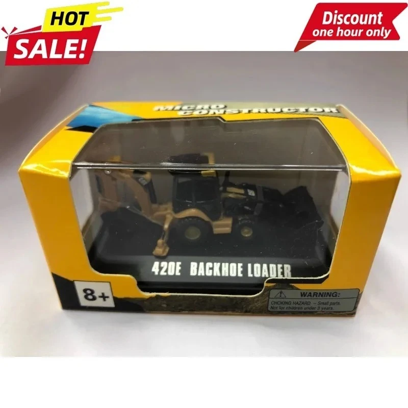 

1:100 Backhoe Loader Diecast Model for 420E Alloy Construction Vehicle Two-Way Operation Collection 85973