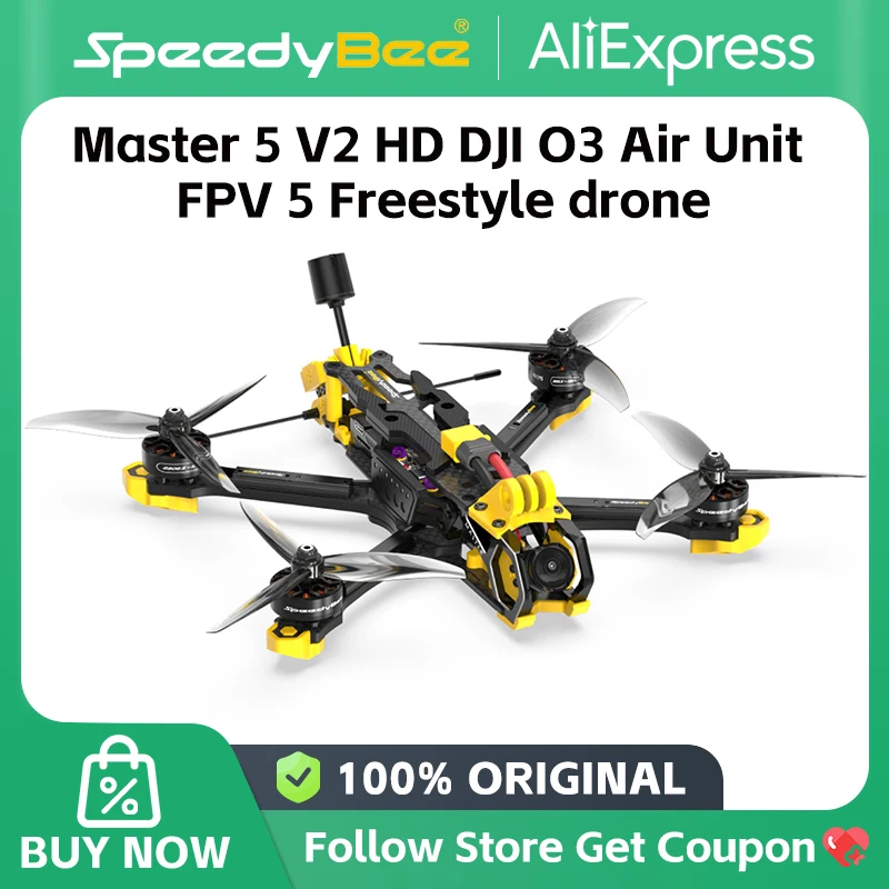 طائرة بدون طيار SpeedyBee Master 5 V2 HD O3 Air Unit FPV 5 Freestyle