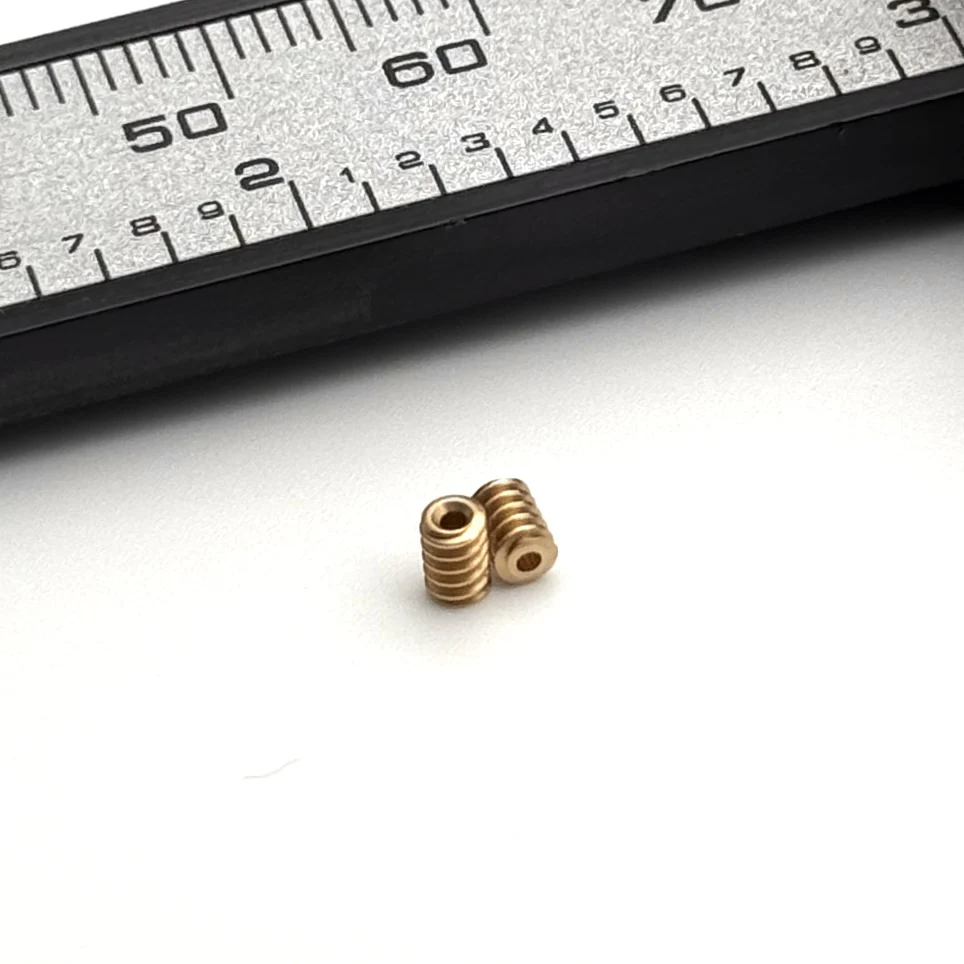 1mm 0.2M MINI Sprung Model Worm Gear For 1/87 Car Retrofit Selection 0.98mm Shaft Low Noise Wheel