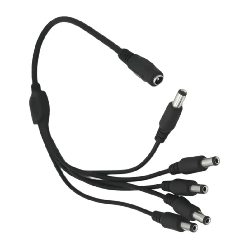 40cm Long DC5521 Extension Cord 5.5x2.1mm Female to Male Connector Splitter Wire 77JC