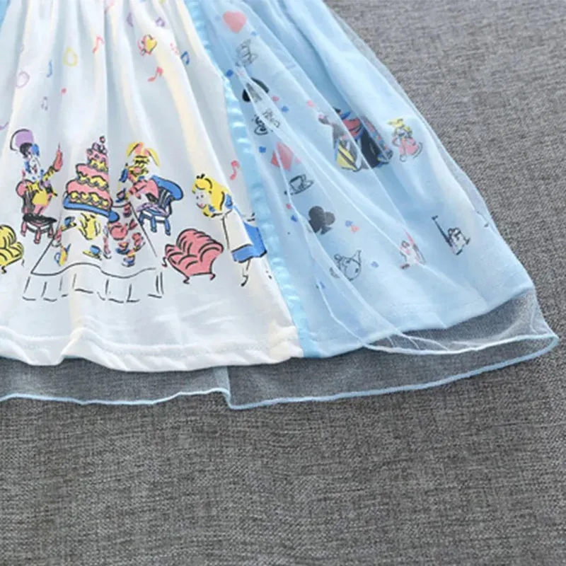 AA wat-vestido de princesa pequeña para niña, disfraz de Alicia en el país de las Maravillas para bebé recién nacido, nacimiento para niño, novedad de 2025