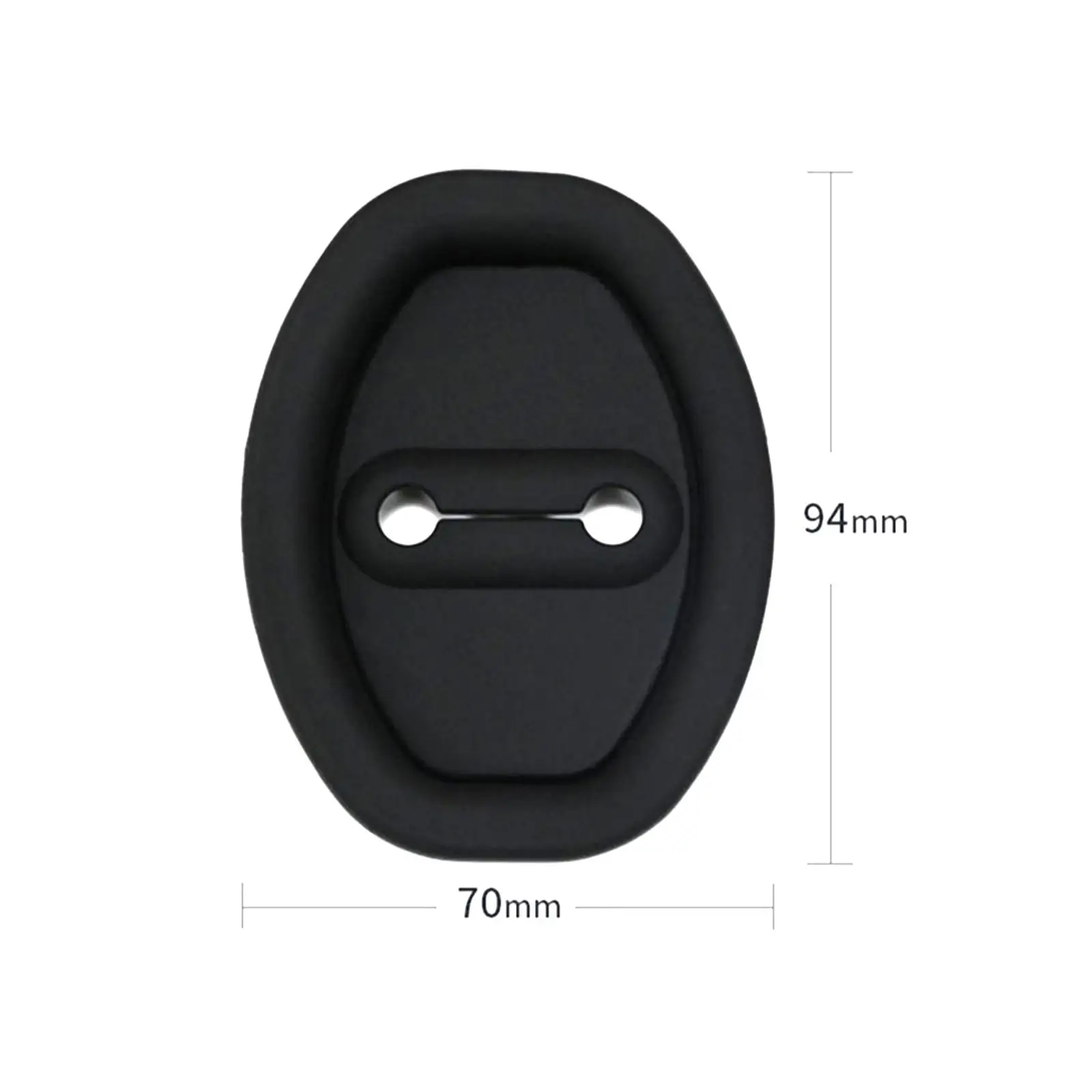 Genéricos Car Door Lock Covers, Auto Acessórios para Pickup Truck, 4 Pcs