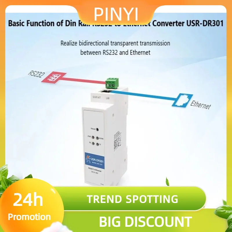 

Акция Zigbee Pipe Home Ce Usr Dr301 Rj45 Tcp Ip 10 100 Мбит/с 600 460,8k Модуль управления бытовой техникой Homekit Подлинный