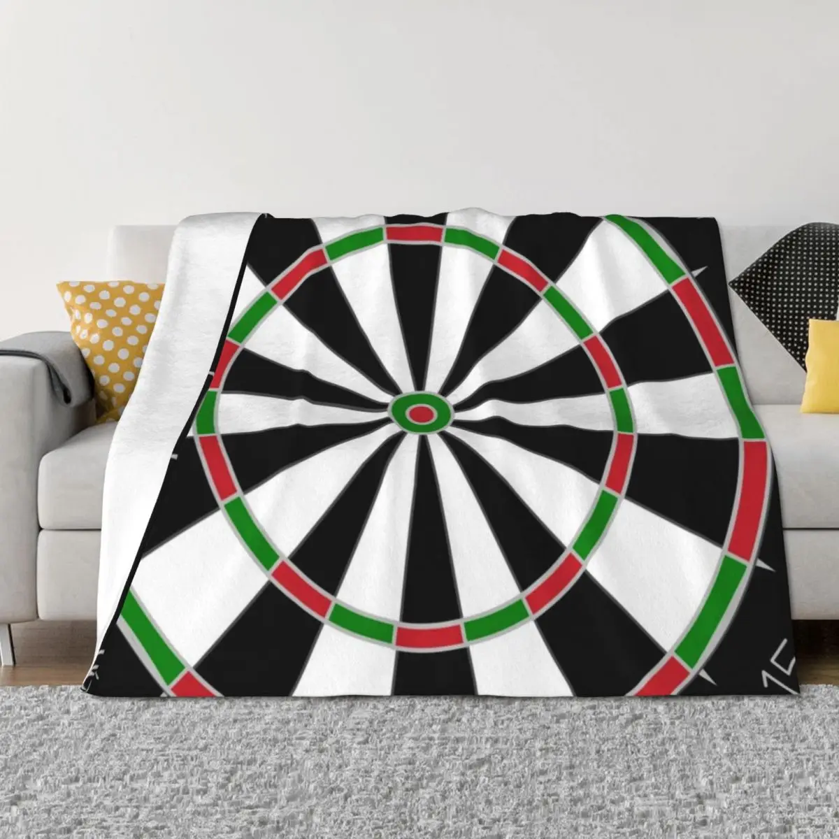 

Dart Board Throw Blanket Single for sofa Luxury Designer Comforter Blankets