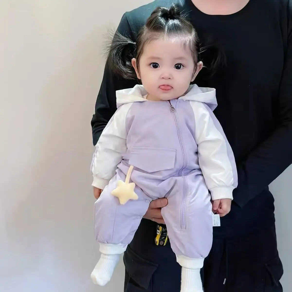 Fall Jacket Super Cute Baby Clothes Jumpsuit Korean Stylish Fashion Windbreaker Full Month Baby Girl Outing 2