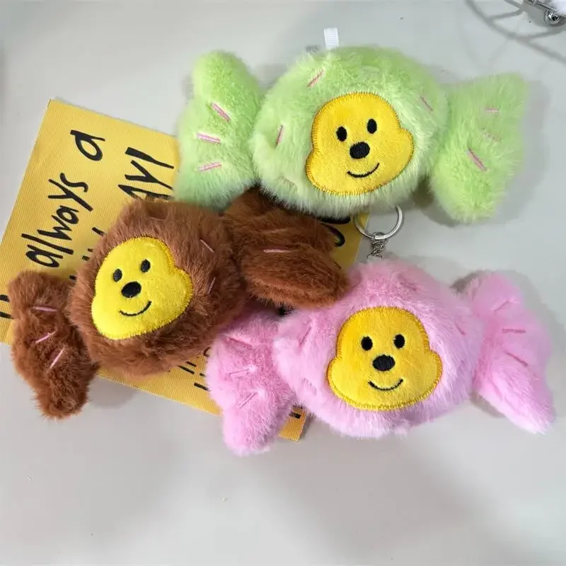 الإبداعية لطيف الحلوى القرد الحيوانات أفخم دمية محشوة اللعب المفاتيح قلادة حقيبة Charms ظهره حلي معلقة الهدايا كيرينغ