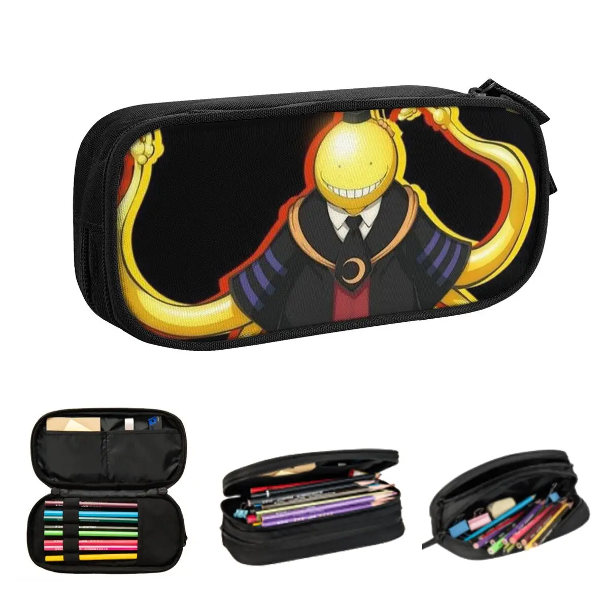 

Assassination Classroom Octopus Koro Sensei Pencil Cases Pen Bags Pen Box Pencil Pouch For Boys Girls Students Stationery School