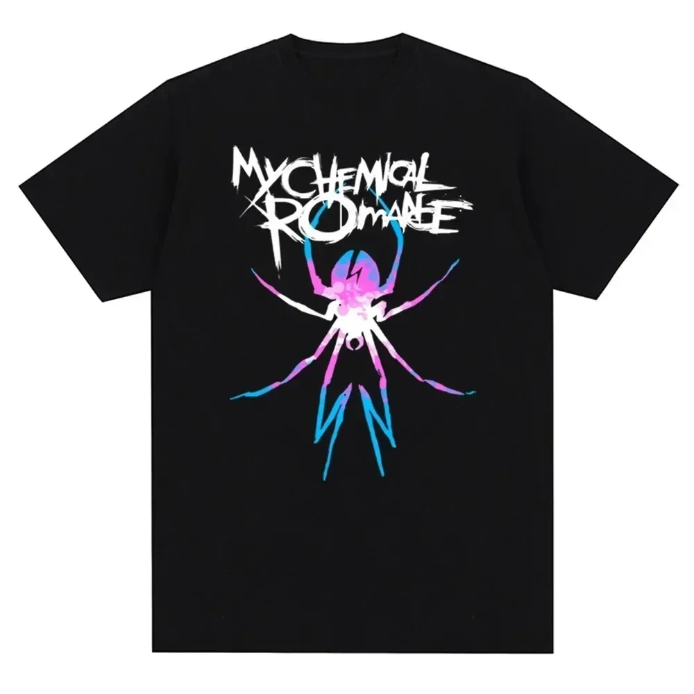 

My Chemical Romance Mcr Band Men Women Cotton T-Shirt Printed T Shirt Casual Short Sleeve Tshirt Streetwear Trend Tee Tops