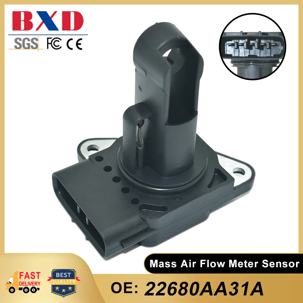 Mass Air Flow Meter Sensor 22680AA31A For JAGUAR XJ8 XK8, MAZDA 3 CX-7, SAAB 9-2X, SUBARU BAJA IMPREZA OUTBACK TRIBECA LEGACY