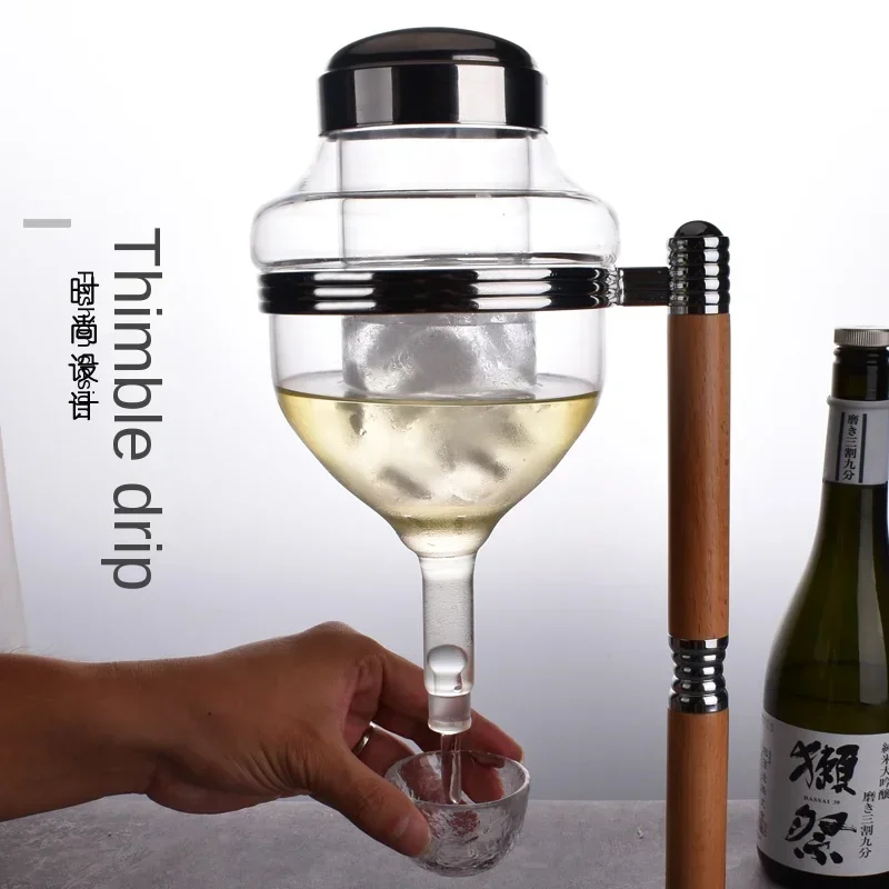 Imagem -04 - Congelamento Rápido Wine Cooler Decanter Top-agulha-gotejamento Vinho Divisor Soy Pot Grupo Eficiente Estilo Japonês