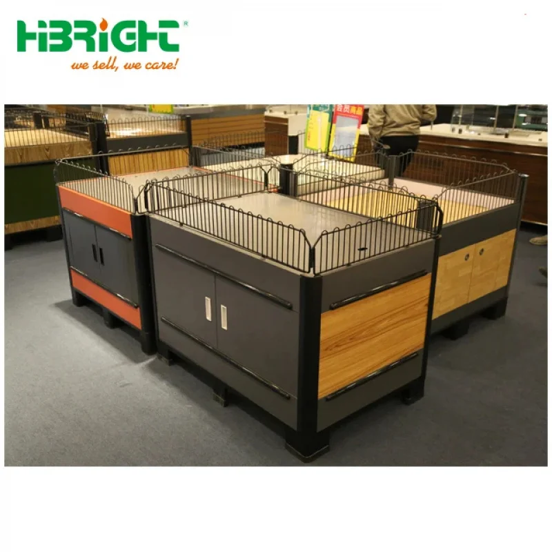 

custom.Wooden Bakery Bread Display Racks Wagon Style Bread Display Gondola