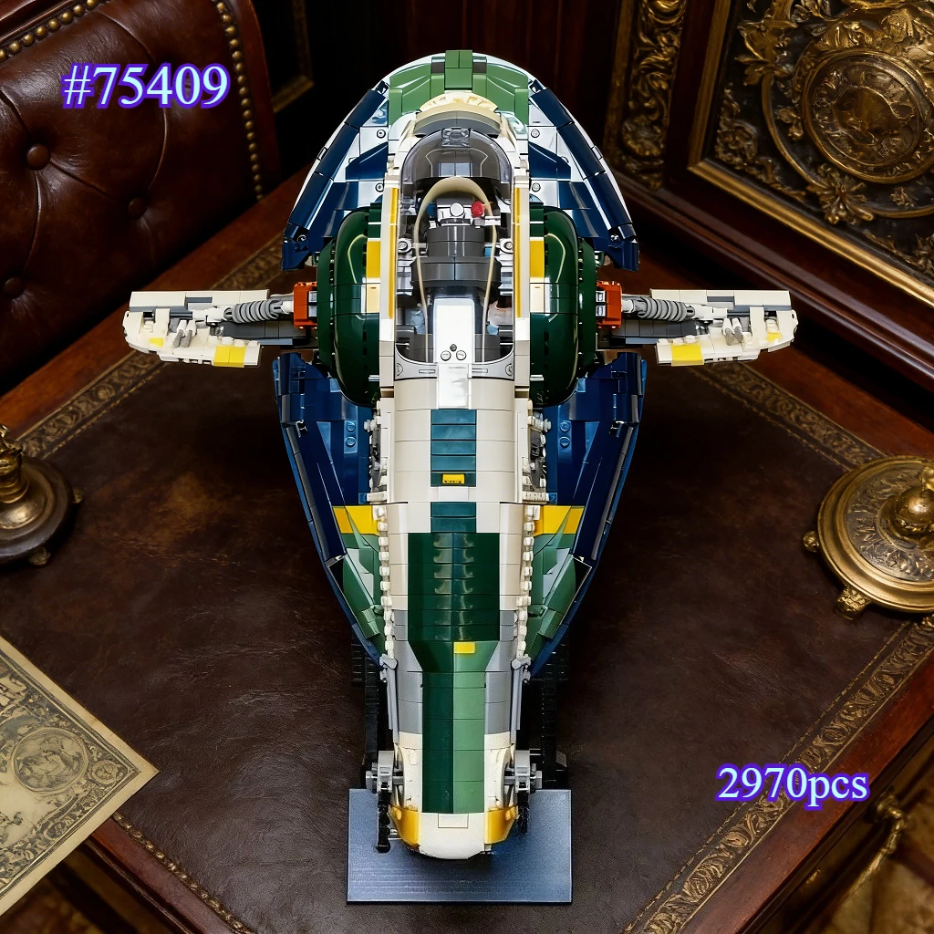 

Fire-breathing Spaceship 75409 Building Blocks Sets Compatible with Legoed Particles Suitable for Christmas Gifts 2970pcs