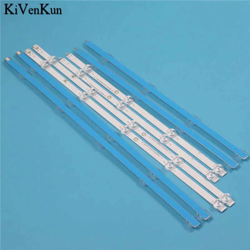 

Комплект из 8 светодиодных матричных планок для подсветки телевизора L50M5-5ARU, модель LB-GM3030-GJ0D22504X9ZB49-1-S, ленты T-образной формы, линейки, полосы