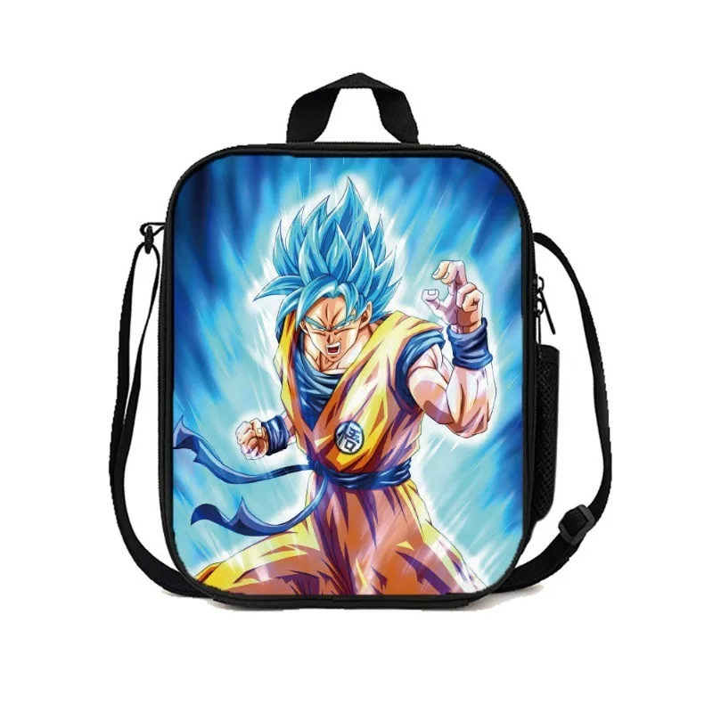 Dragon Ball Son Goku Lunch Bag Anime Handle Insulated Refrigerated Bag Children\'s Travel Food Storage Breakfast Insulated Bag